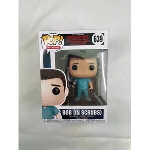 New Funko Pop Television Stranger Things Bob (in Scrubs) #639 Vinyl Figure
